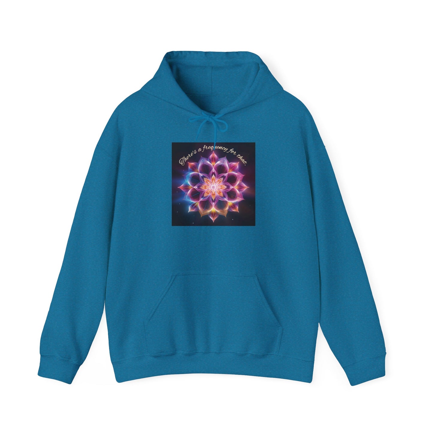 There's A Frequency For That (Full Image) Unisex Heavy Blend™ Hooded Sweatshirt