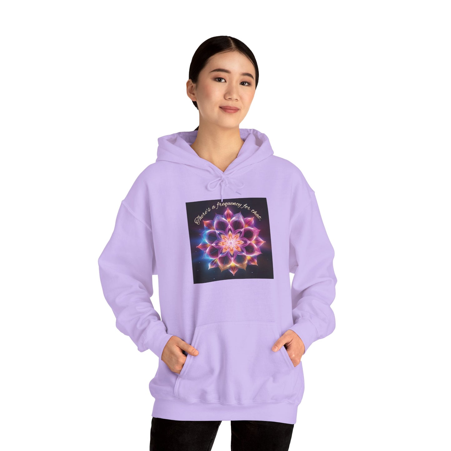 There's A Frequency For That (Full Image) Unisex Heavy Blend™ Hooded Sweatshirt