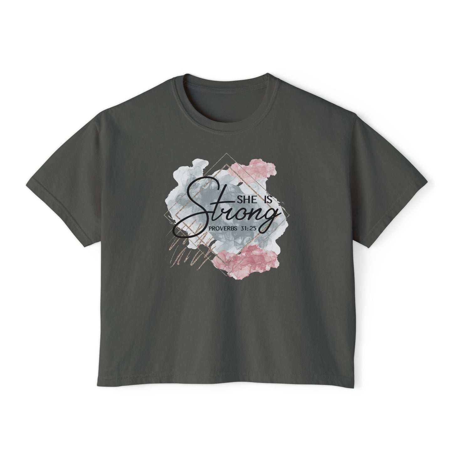 She Is Strong Women's Boxy Tee