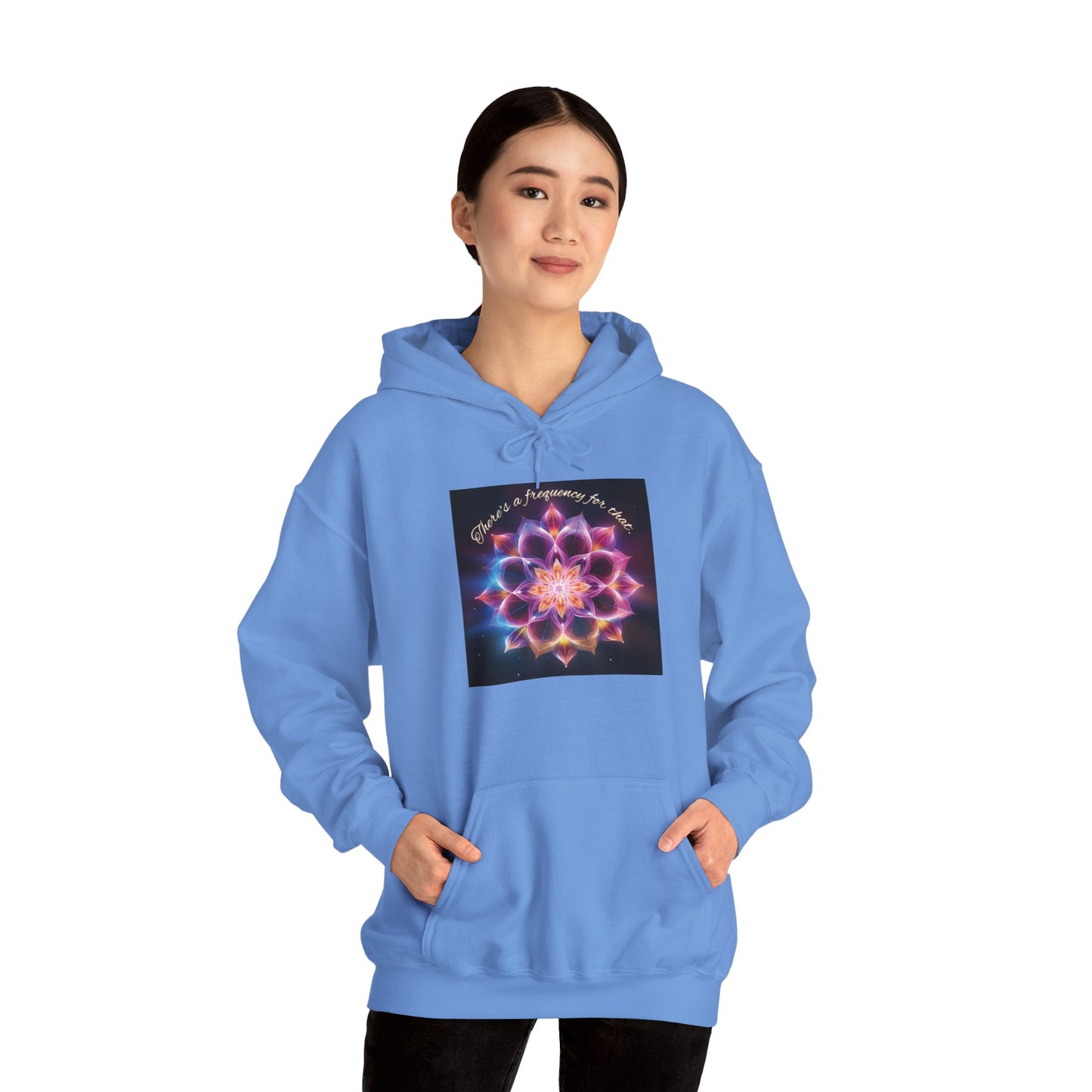 There's A Frequency For That (Full Image) Unisex Heavy Blend™ Hooded Sweatshirt