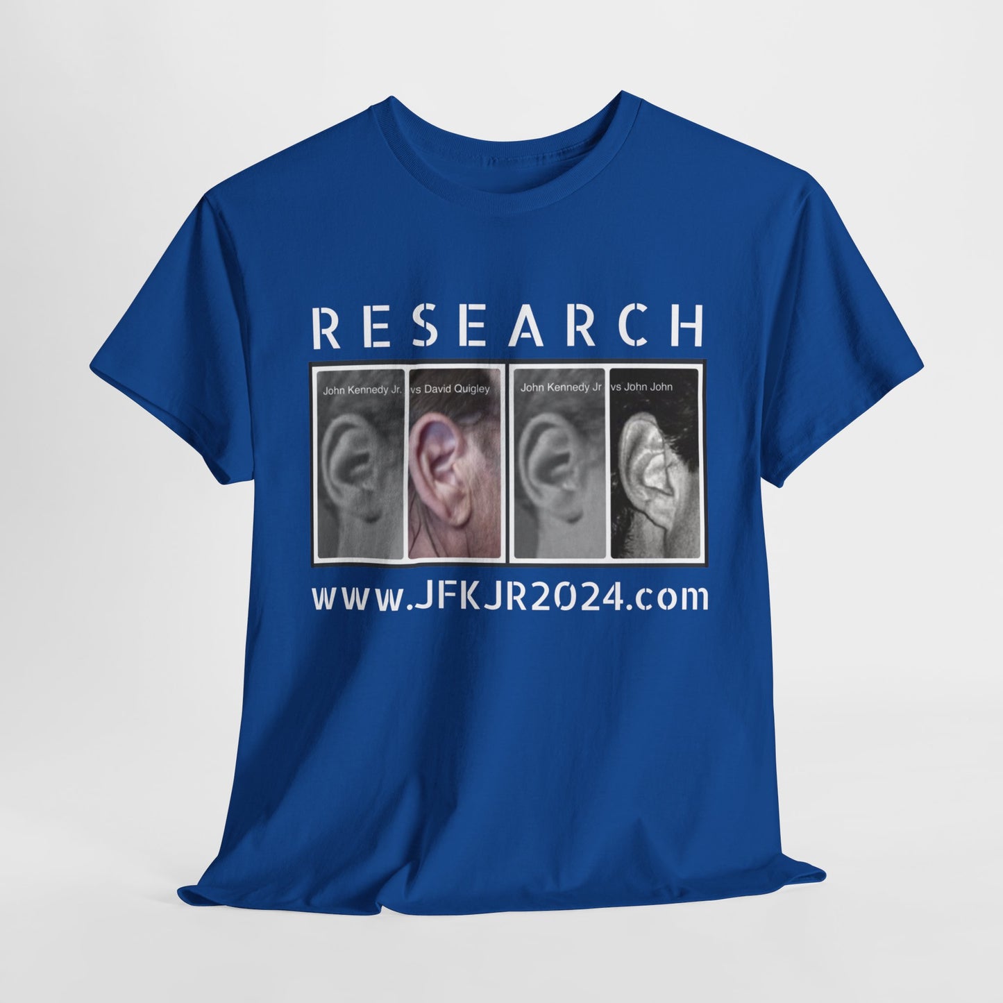 RESEARCH EARS (White Text) - Gildan