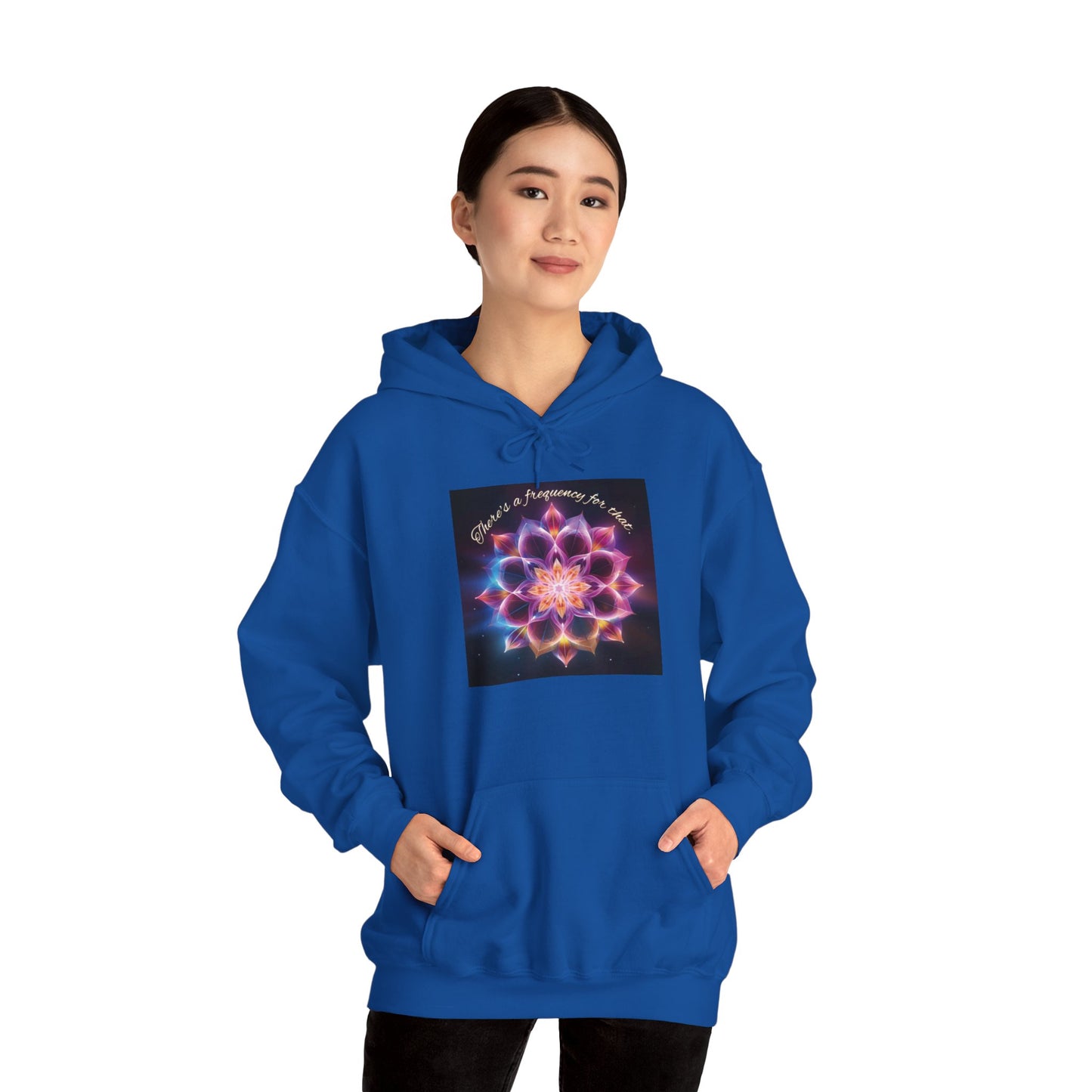 There's A Frequency For That (Full Image) Unisex Heavy Blend™ Hooded Sweatshirt