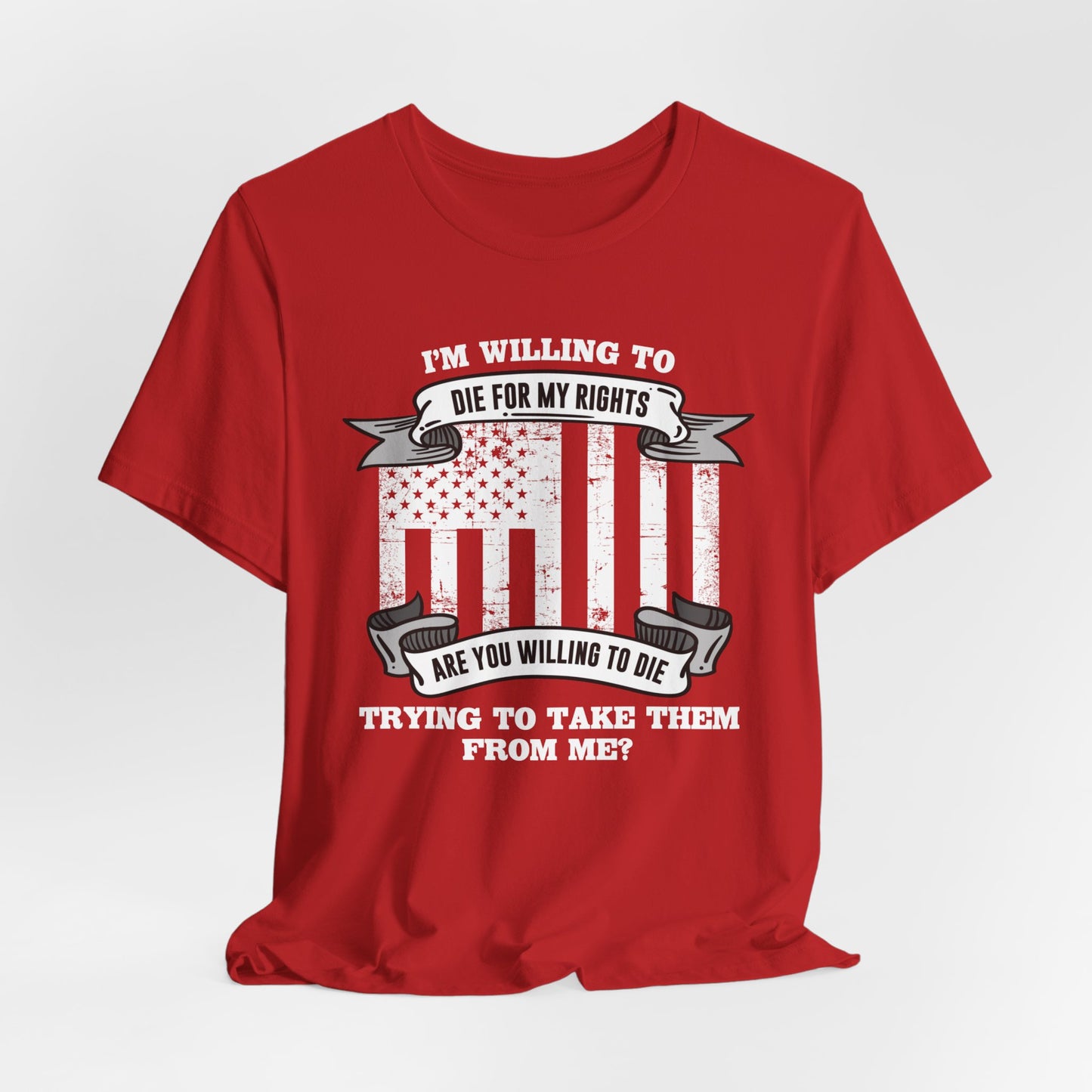 Die For My Rights Civil Peace Flag Tee - Bella