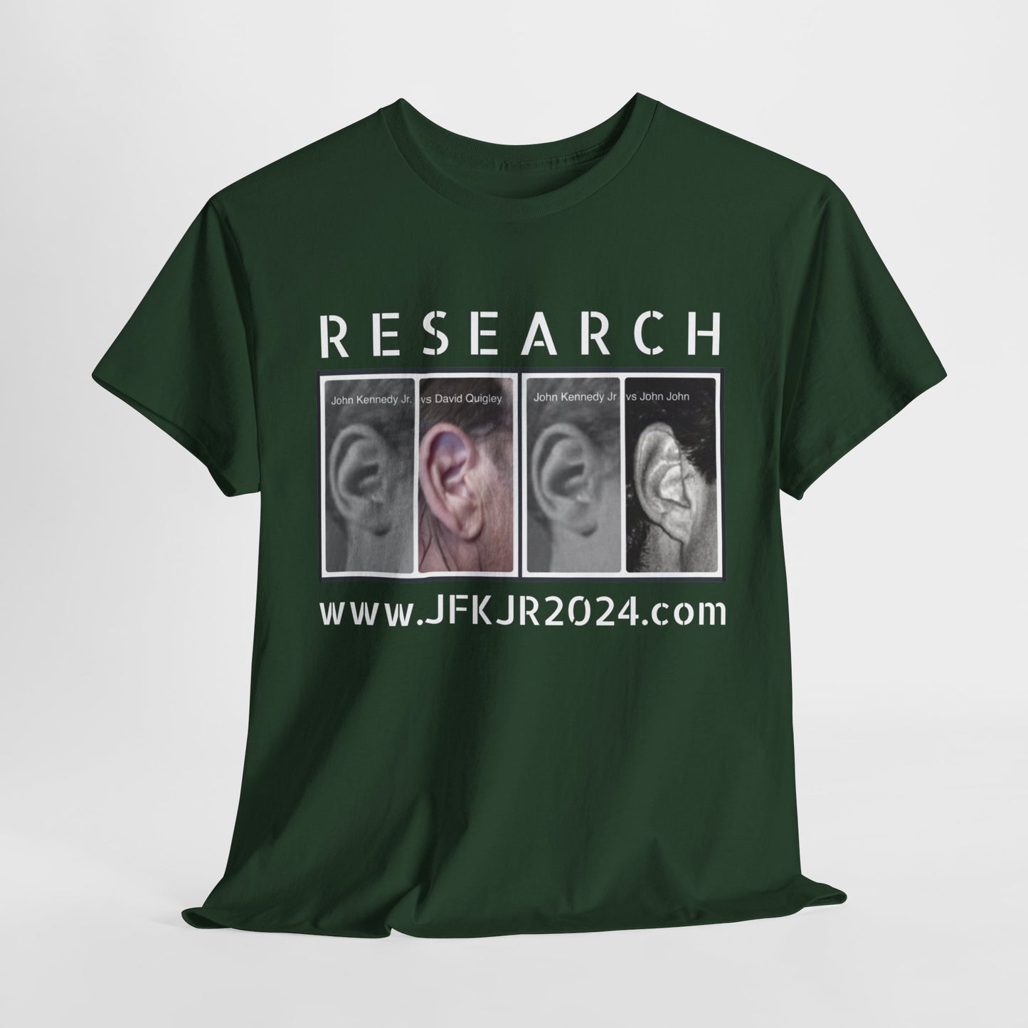RESEARCH EARS (White Text) - Gildan