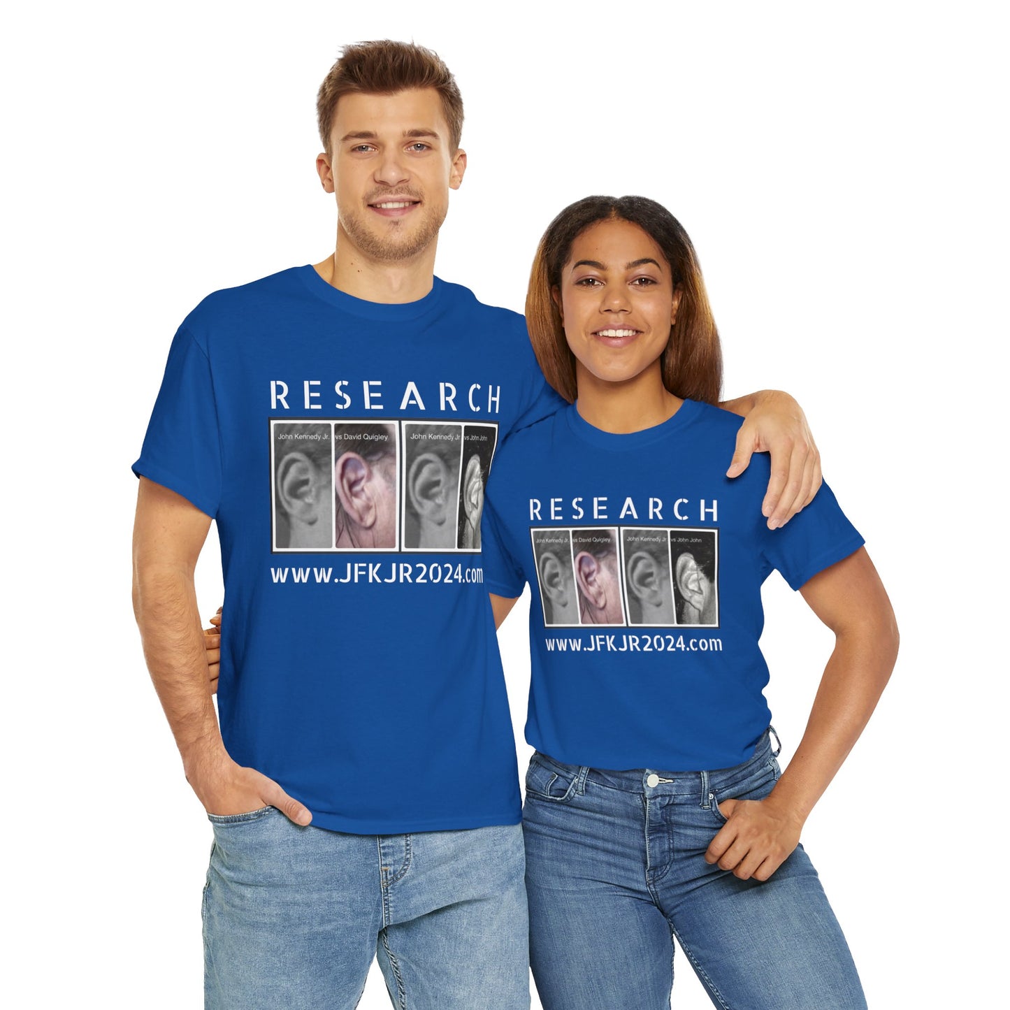 RESEARCH EARS (White Text) - Gildan
