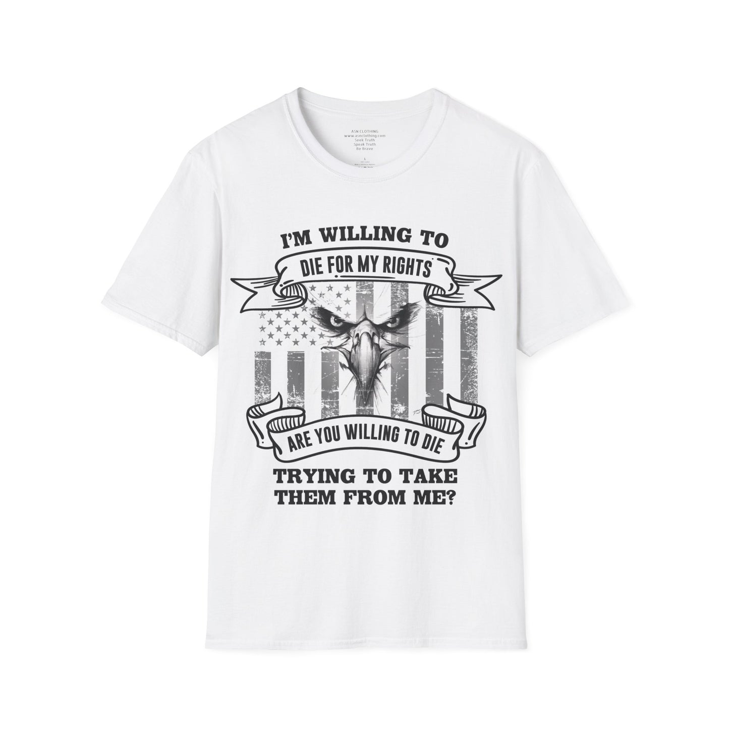 Die For My Rights Eagle T-Shirt (Gildan)