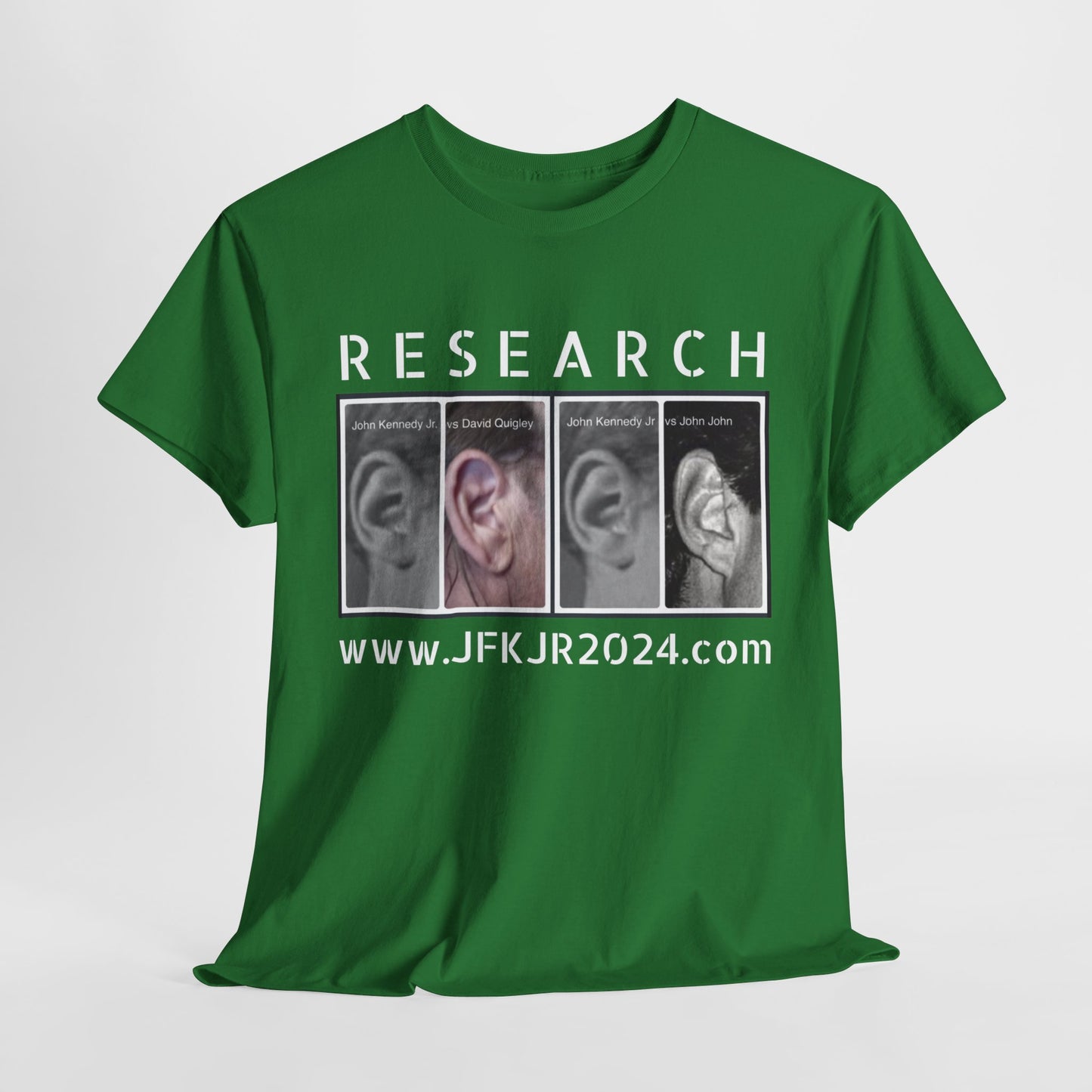 RESEARCH EARS (White Text) - Gildan