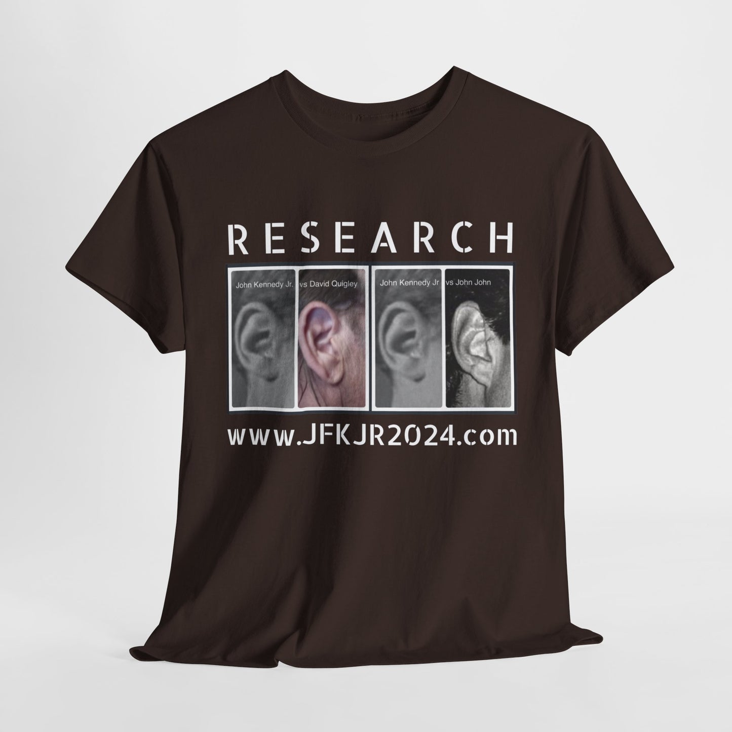 RESEARCH EARS (White Text) - Gildan