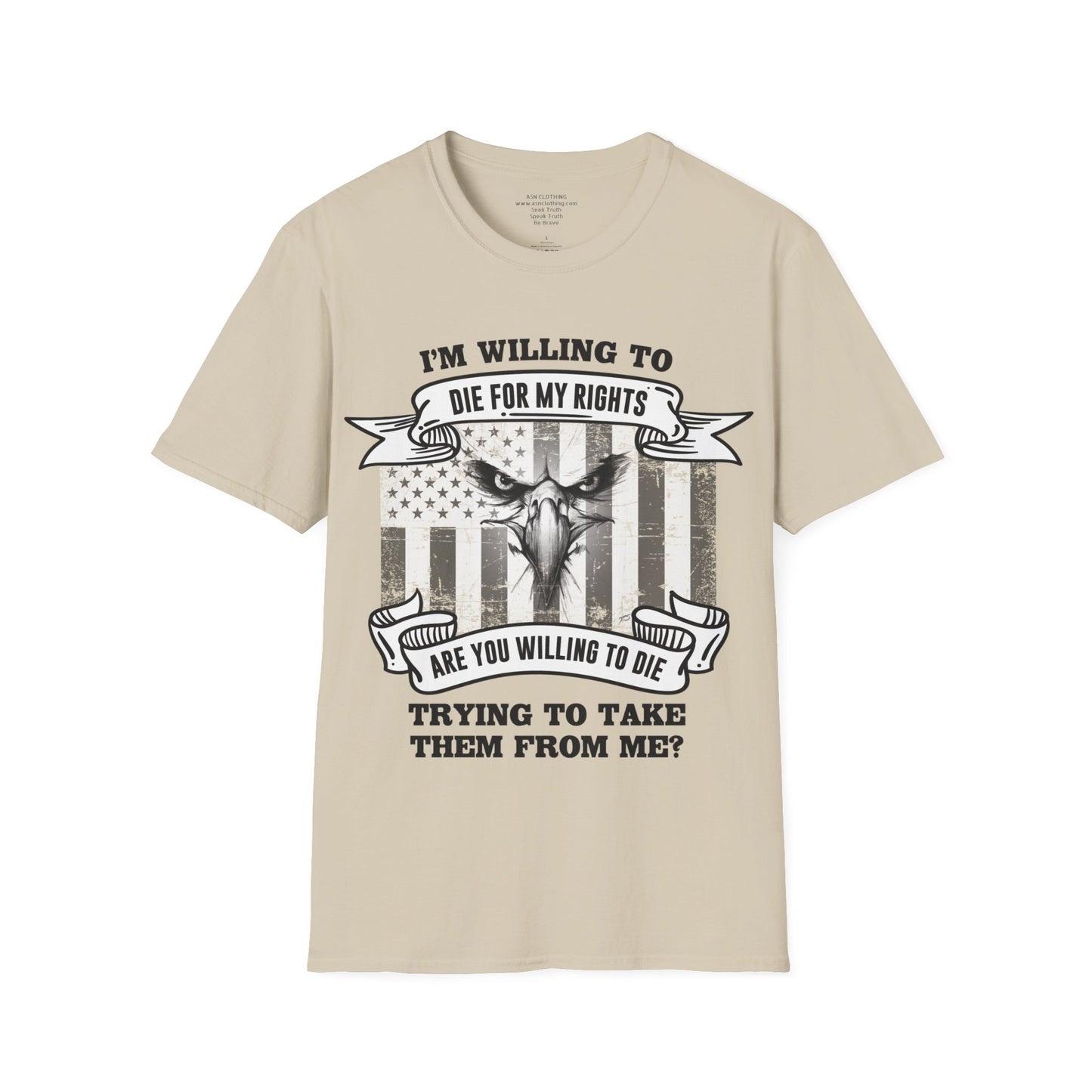 Die For My Rights Eagle T-Shirt (Gildan)