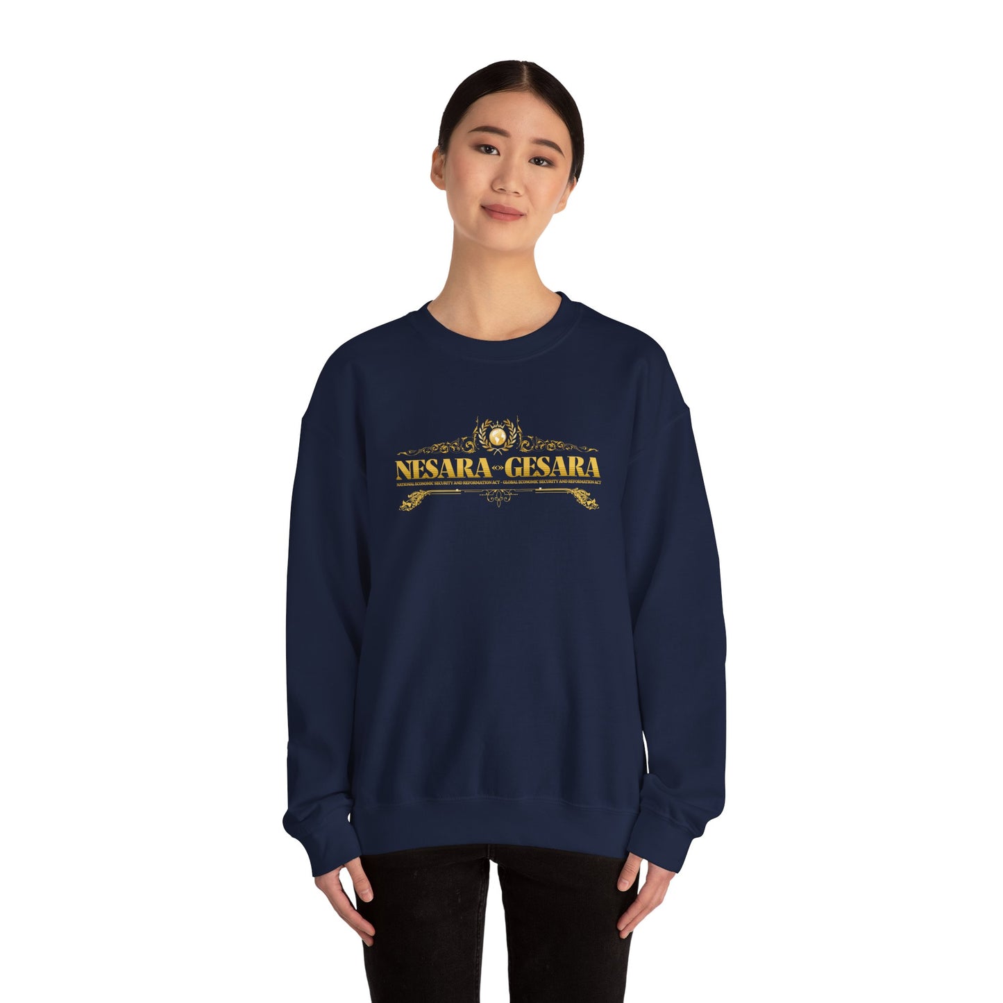 NESARA GESARA Unisex Heavy Blend™ Crewneck Sweatshirt