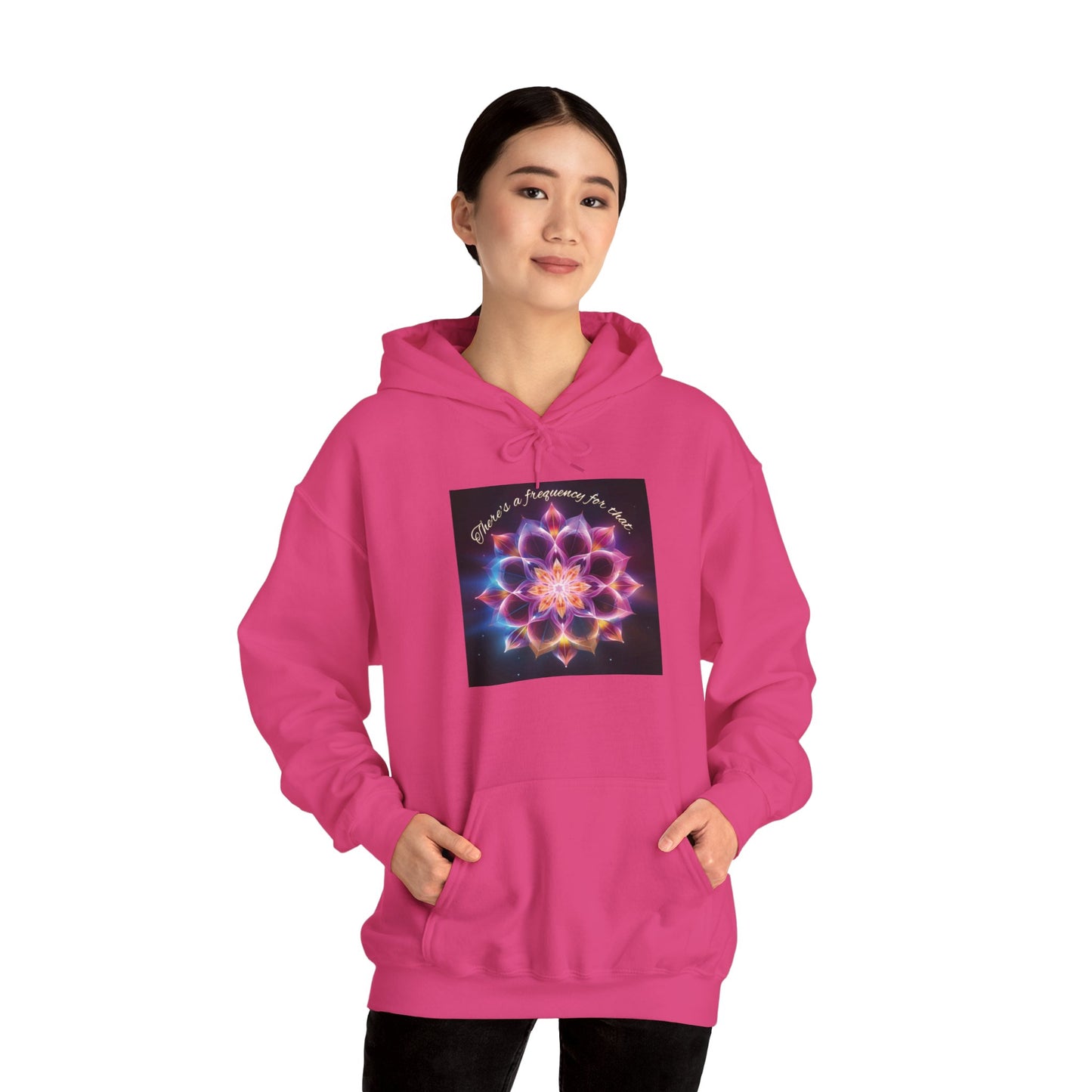 There's A Frequency For That (Full Image) Unisex Heavy Blend™ Hooded Sweatshirt