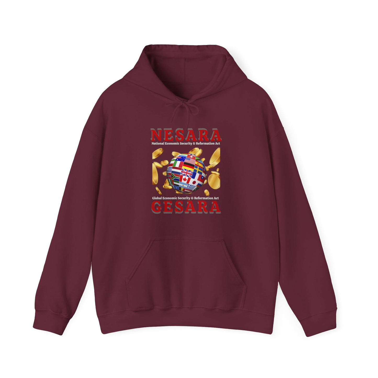 NESARA GESARA World Unisex Heavy Blend™ Hooded Sweatshirt