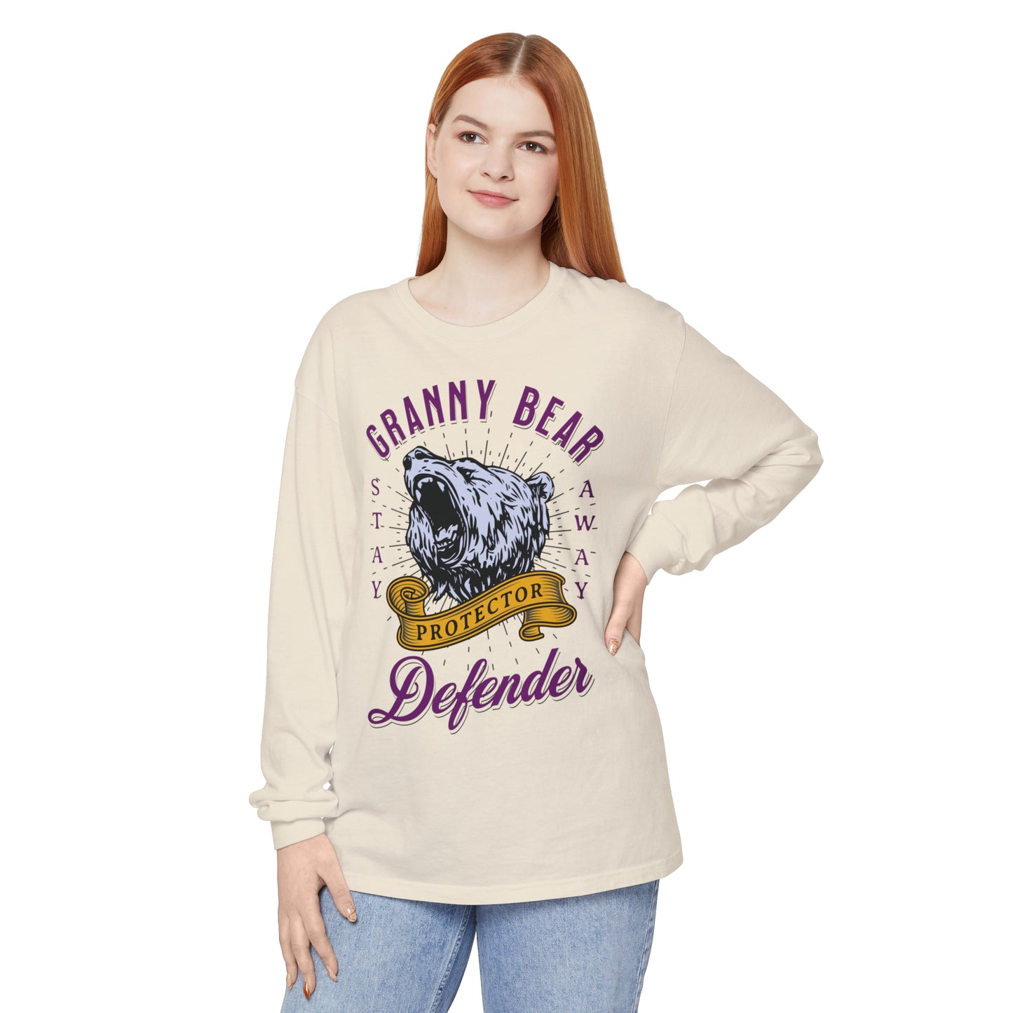 Granny Bear Protector Long Sleeve T-Shirt
