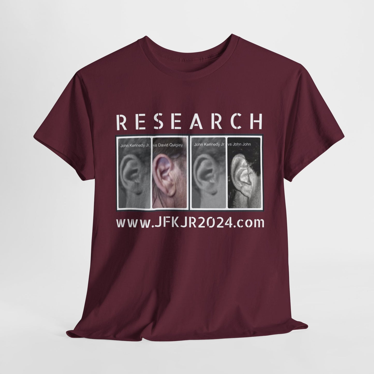 RESEARCH EARS (White Text) - Gildan