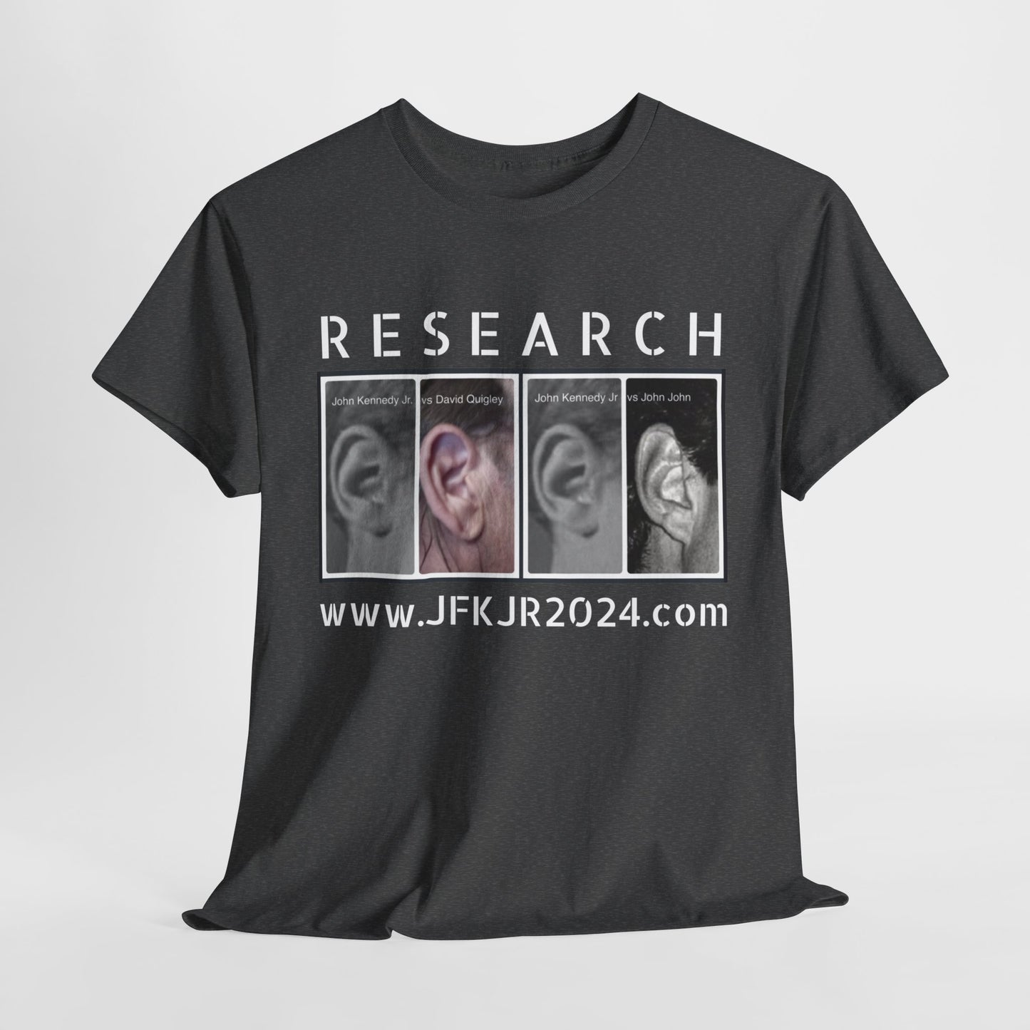 RESEARCH EARS (White Text) - Gildan