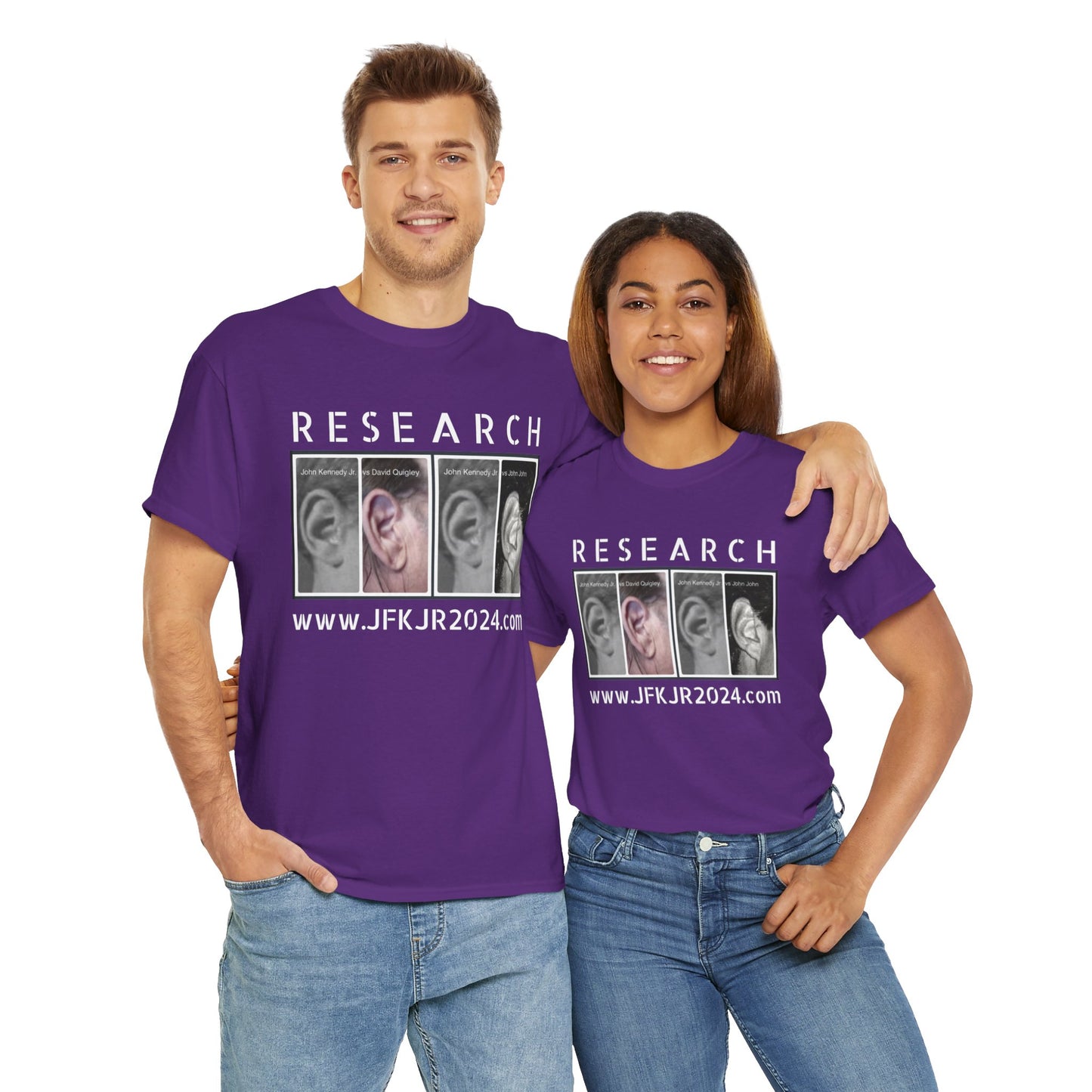 RESEARCH EARS (White Text) - Gildan