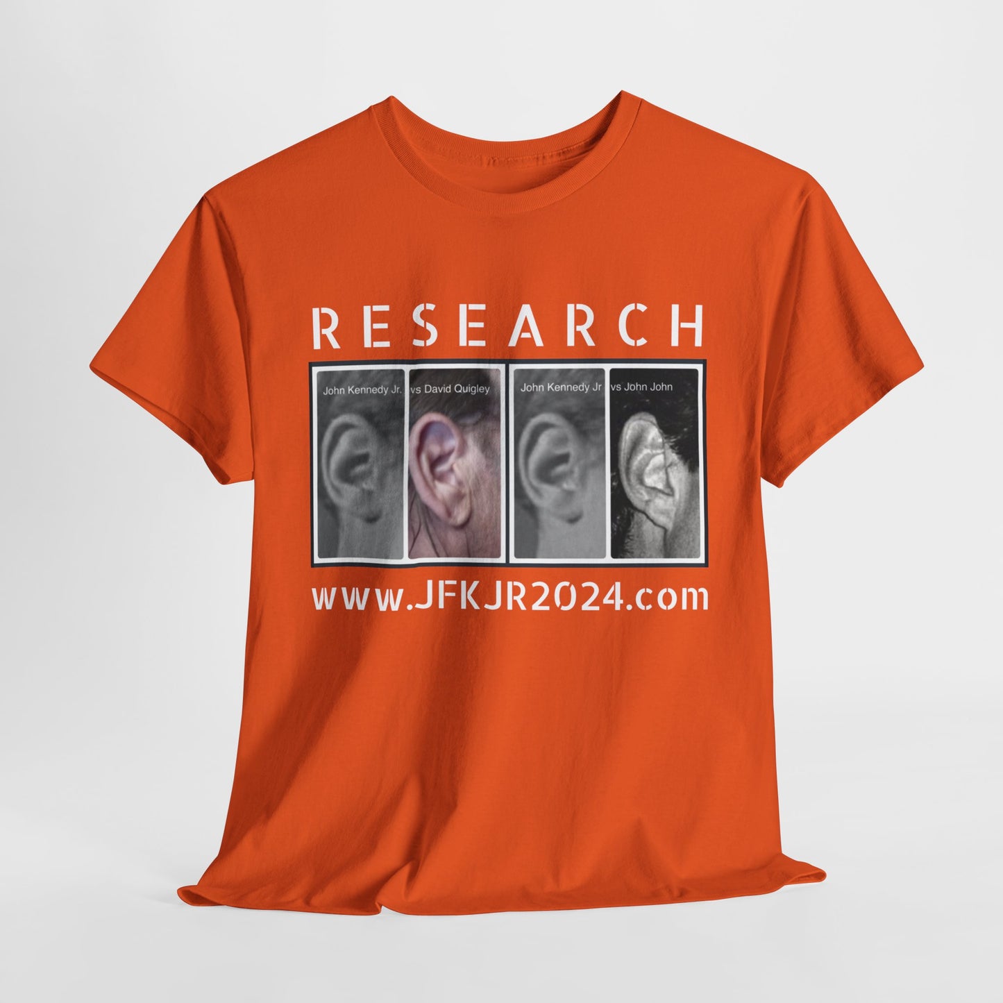 RESEARCH EARS (White Text) - Gildan