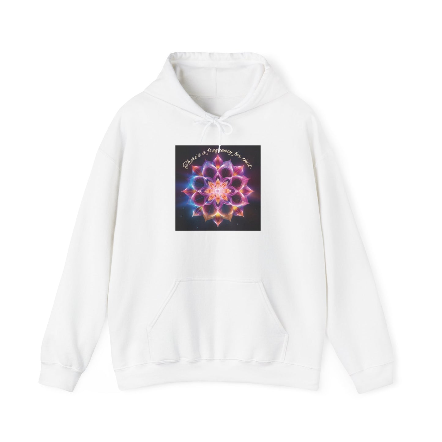 There's A Frequency For That (Full Image) Unisex Heavy Blend™ Hooded Sweatshirt