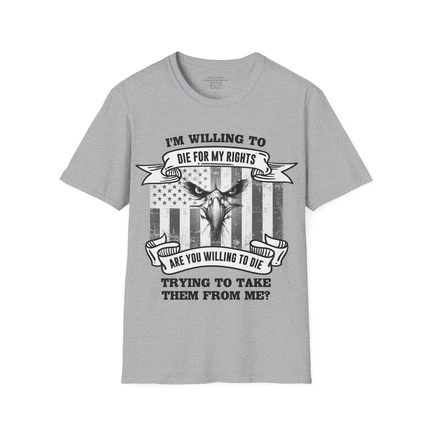 Die For My Rights Eagle T-Shirt (Gildan)