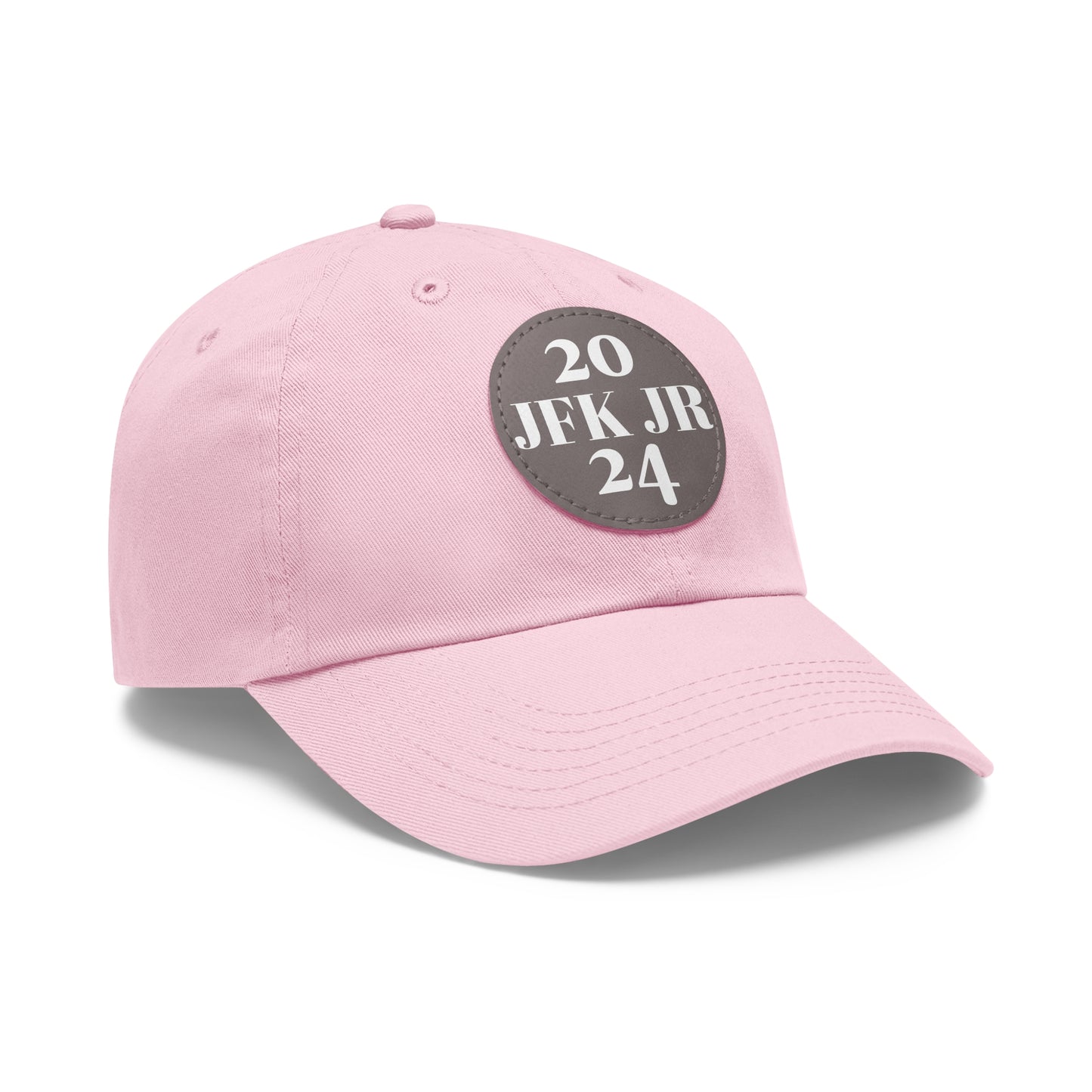 JFK JR 2024 Dad Hat with Leather Patch (Round)