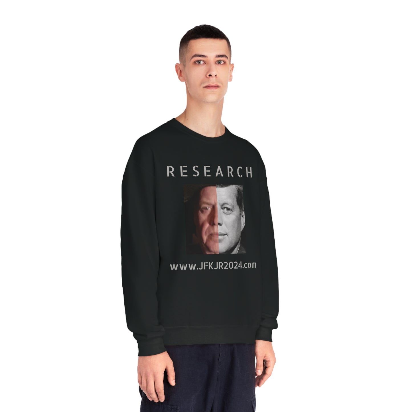 Research Faces Sweatshirt