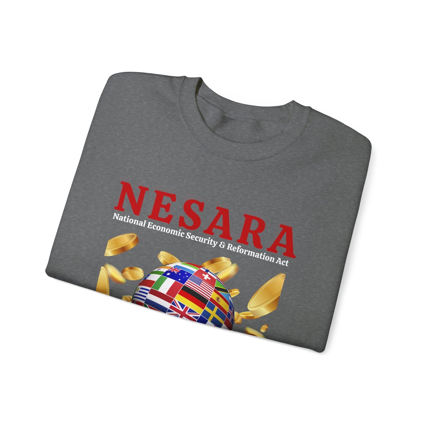 NESARA GESARA World Unisex Heavy Blend™ Crewneck Sweatshirt
