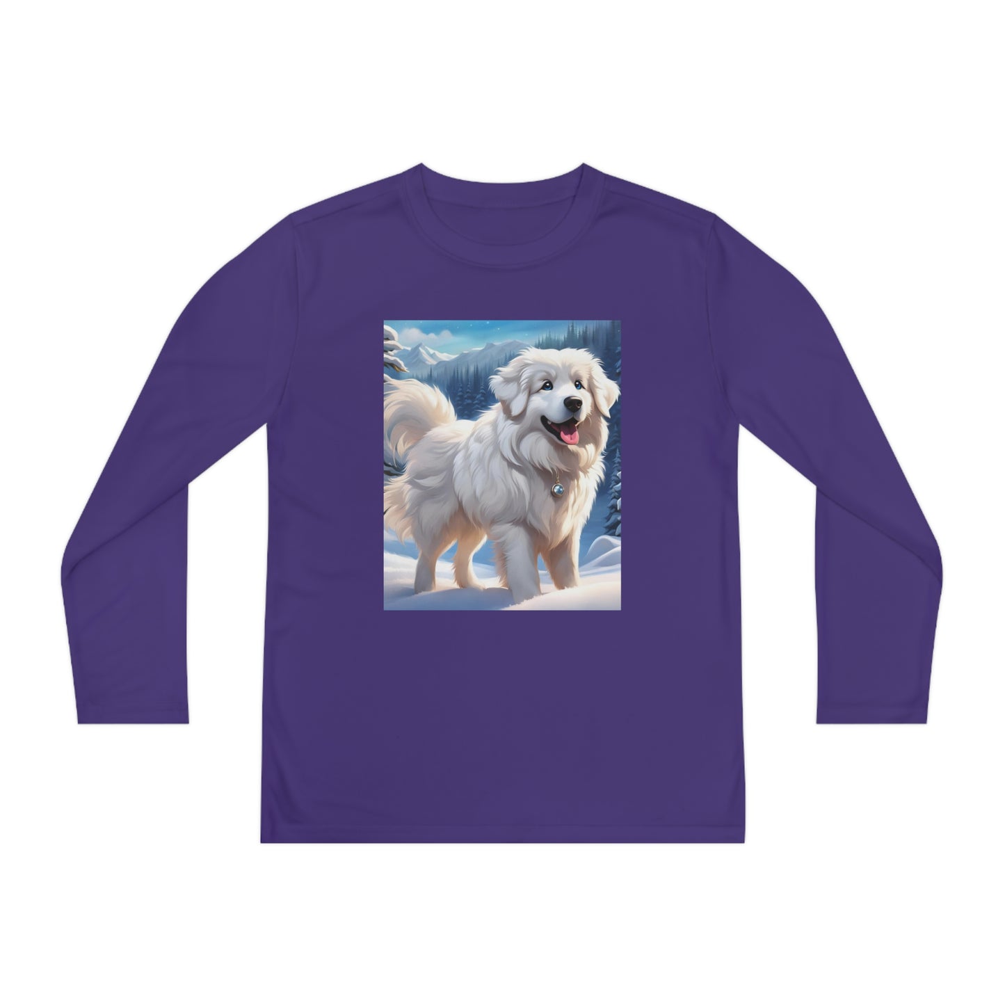 Great Pyrenees Youth Long Sleeve Competitor Tee