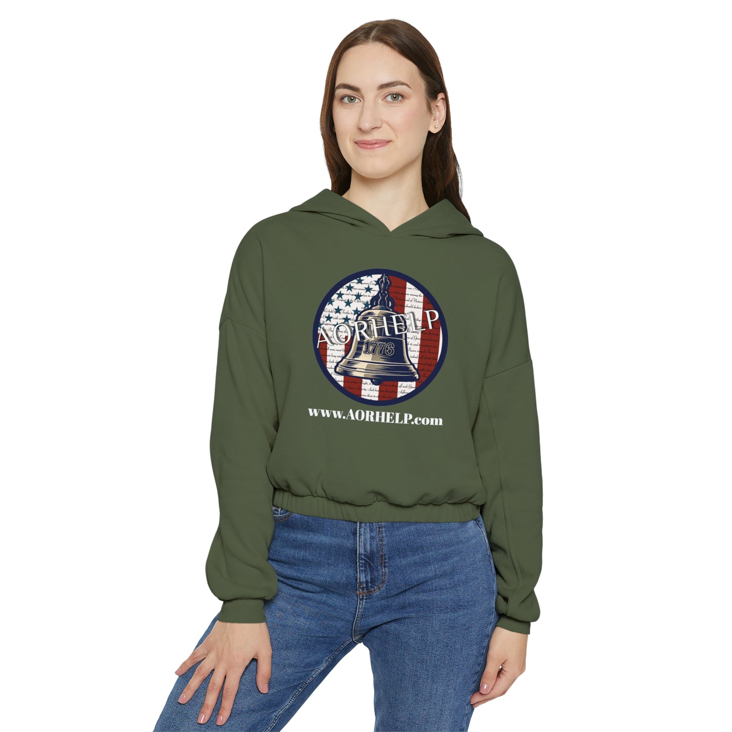 AORHELP Women's Cinched Bottom Hoodie