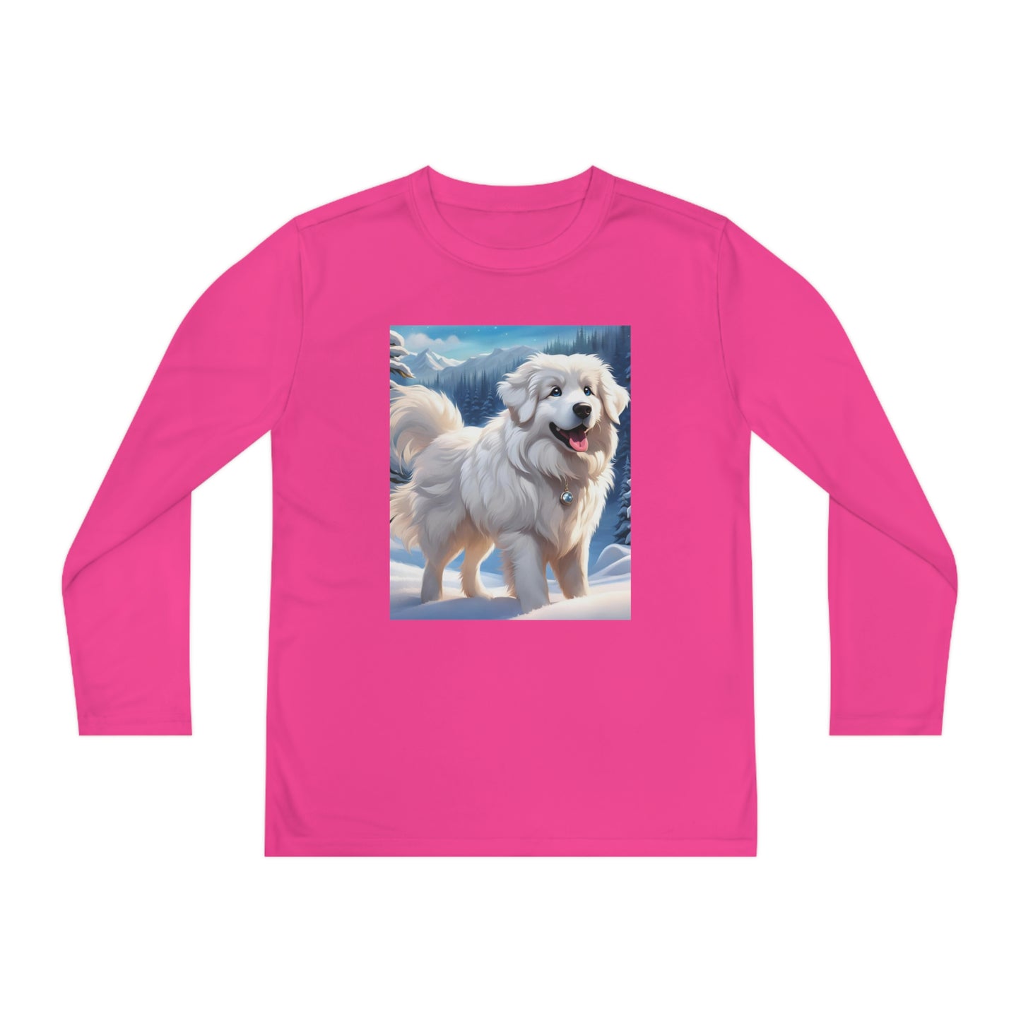 Great Pyrenees Youth Long Sleeve Competitor Tee
