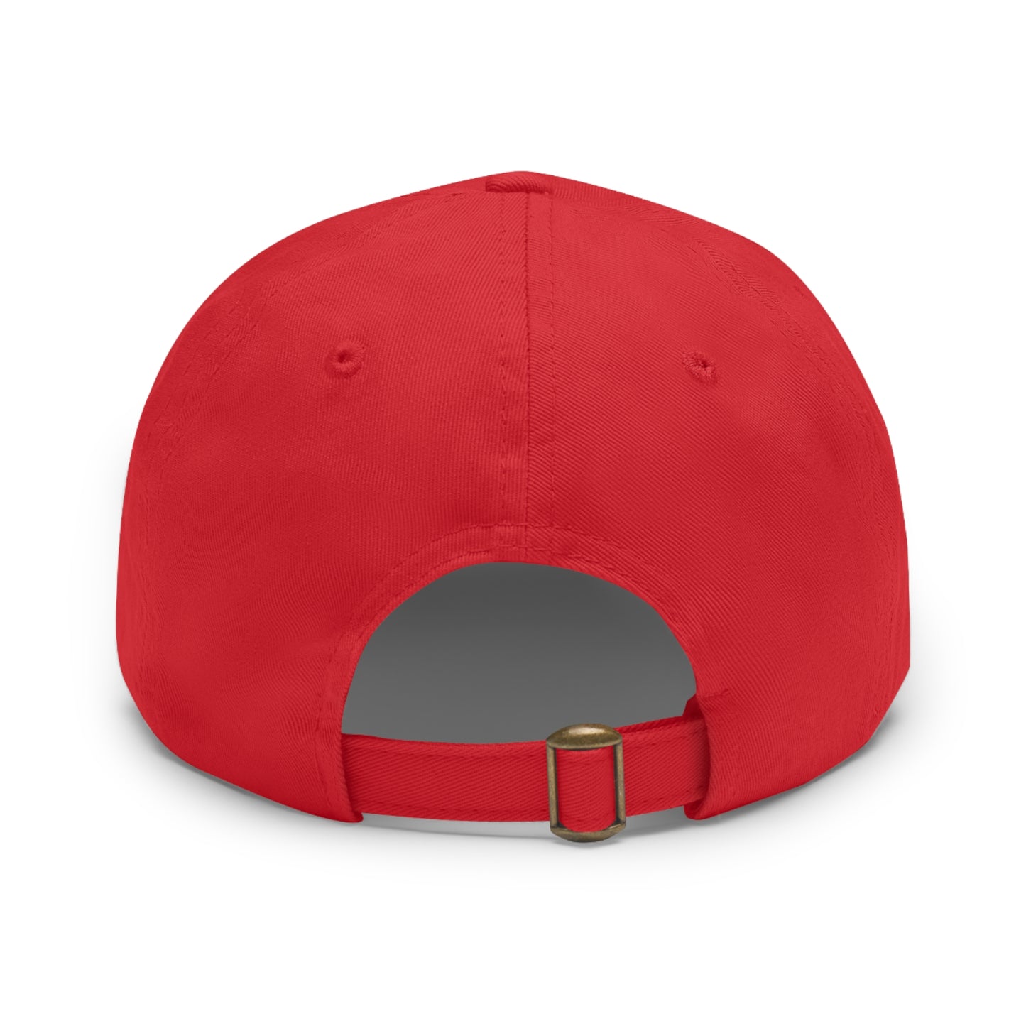 SMU Dad Hat with Leather Patch (Rectangle)