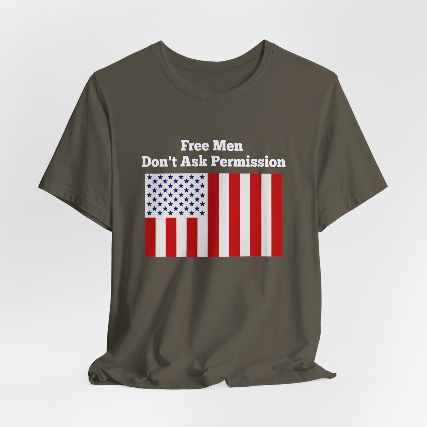 Free Men Don't Ask Permission Tee - Bella