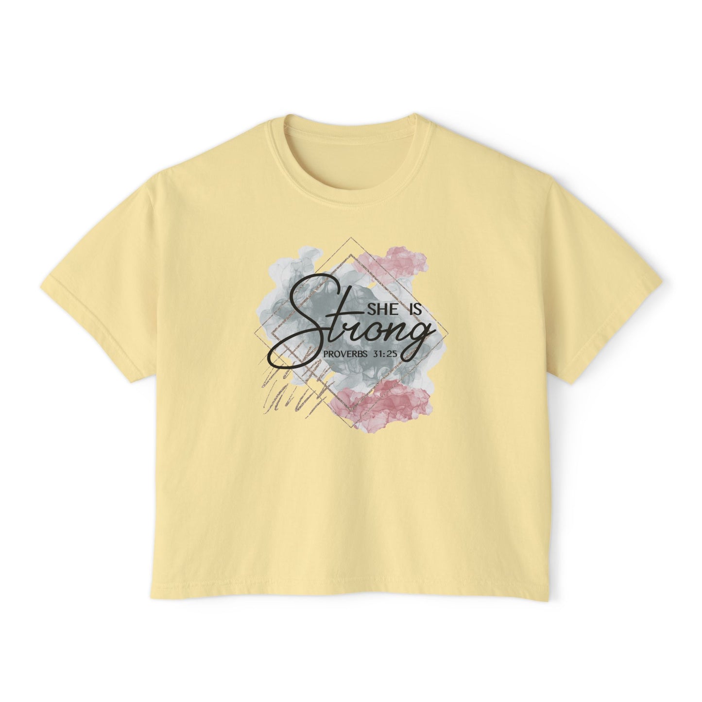 She Is Strong Women's Boxy Tee
