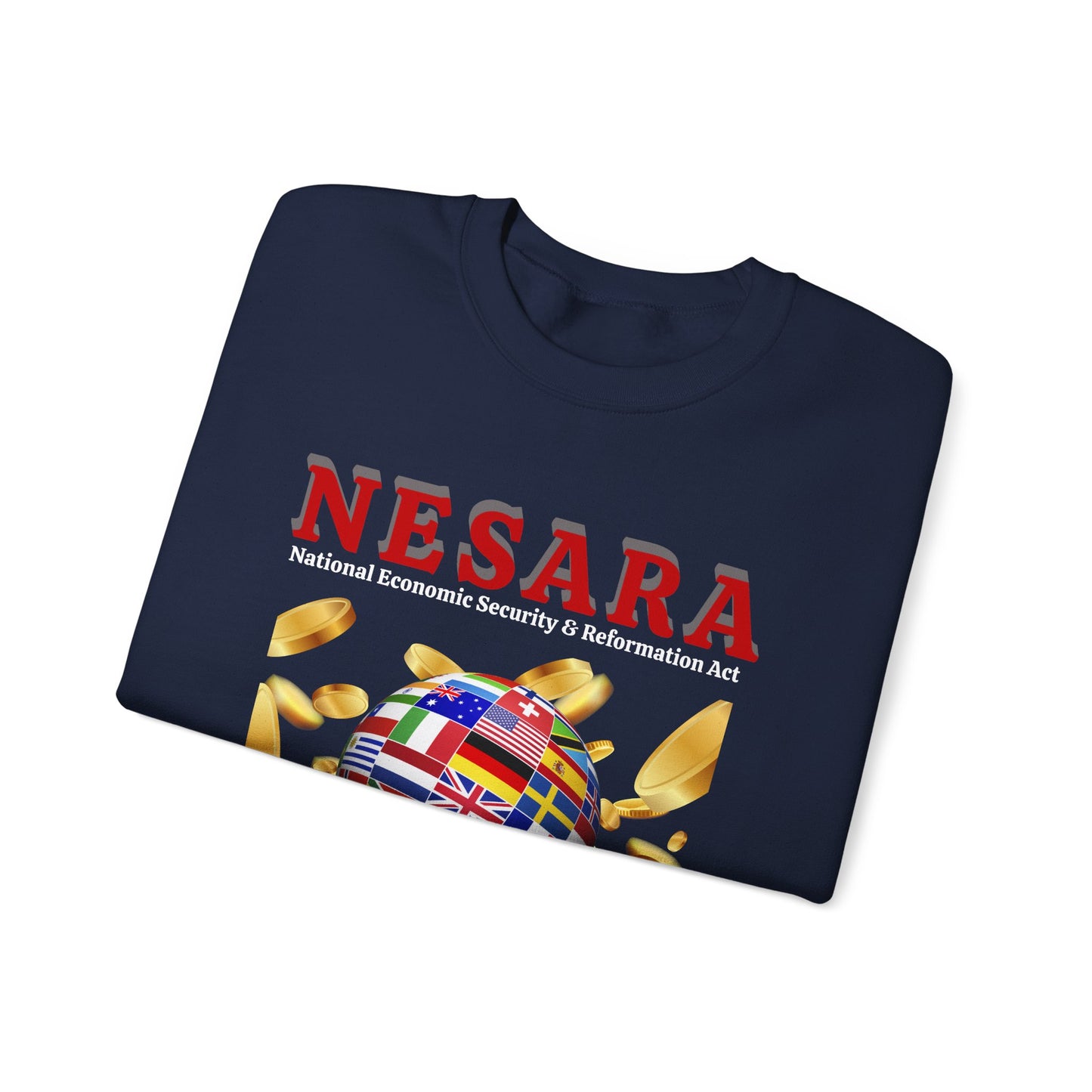 NESARA GESARA World Unisex Heavy Blend™ Crewneck Sweatshirt
