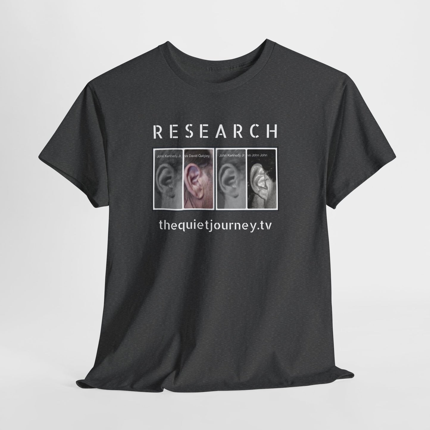 RESEARCH EARS (White Text) - Gildan