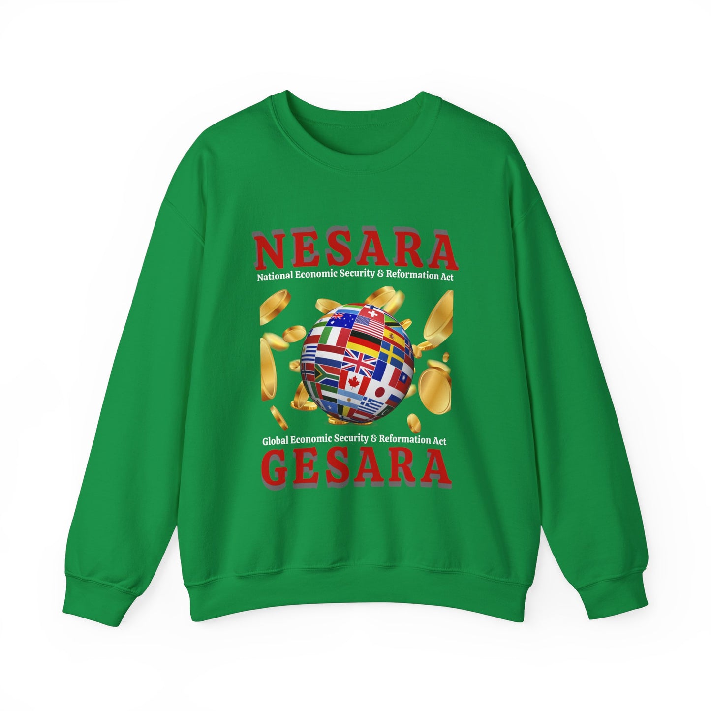 NESARA GESARA World Unisex Heavy Blend™ Crewneck Sweatshirt