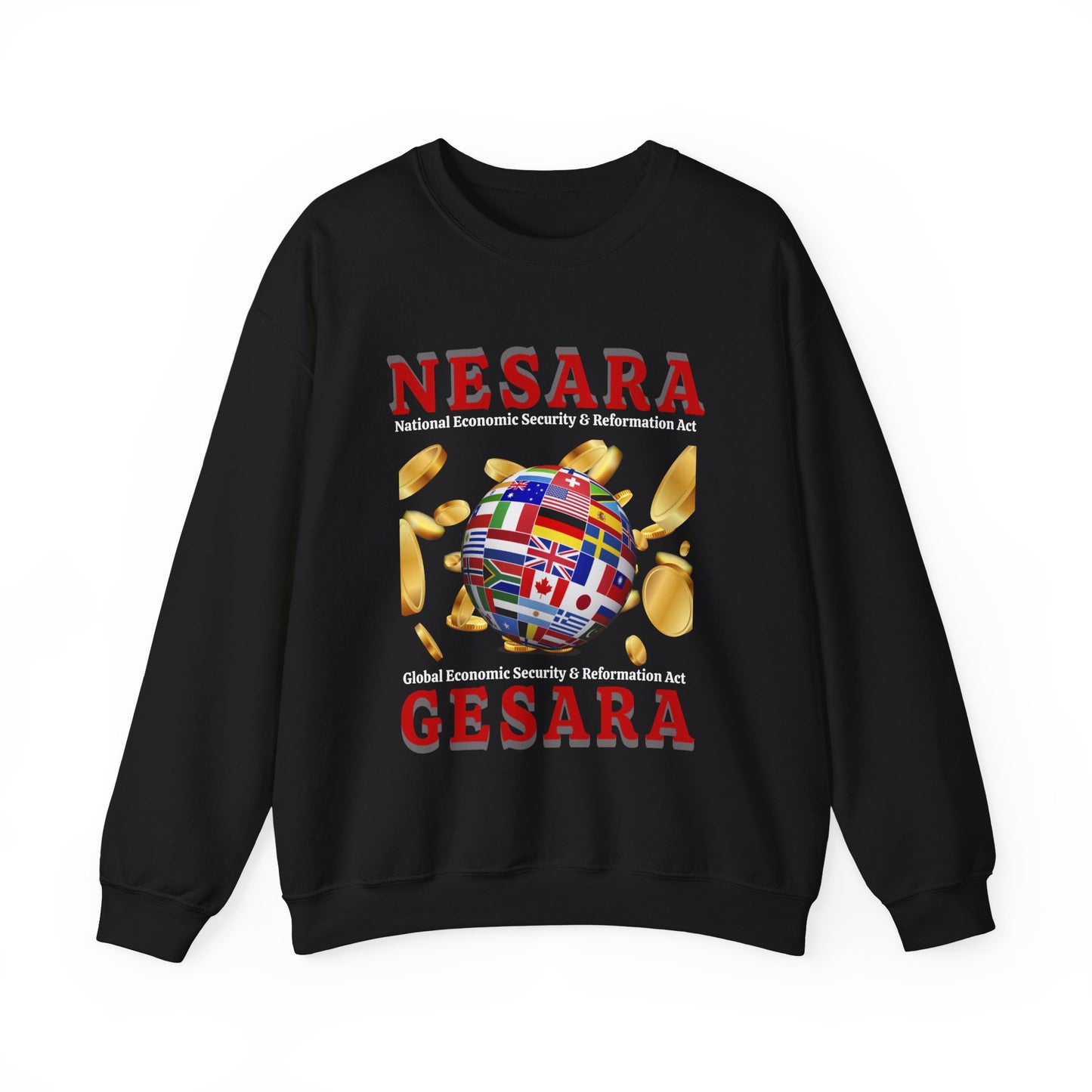NESARA GESARA World Unisex Heavy Blend™ Crewneck Sweatshirt