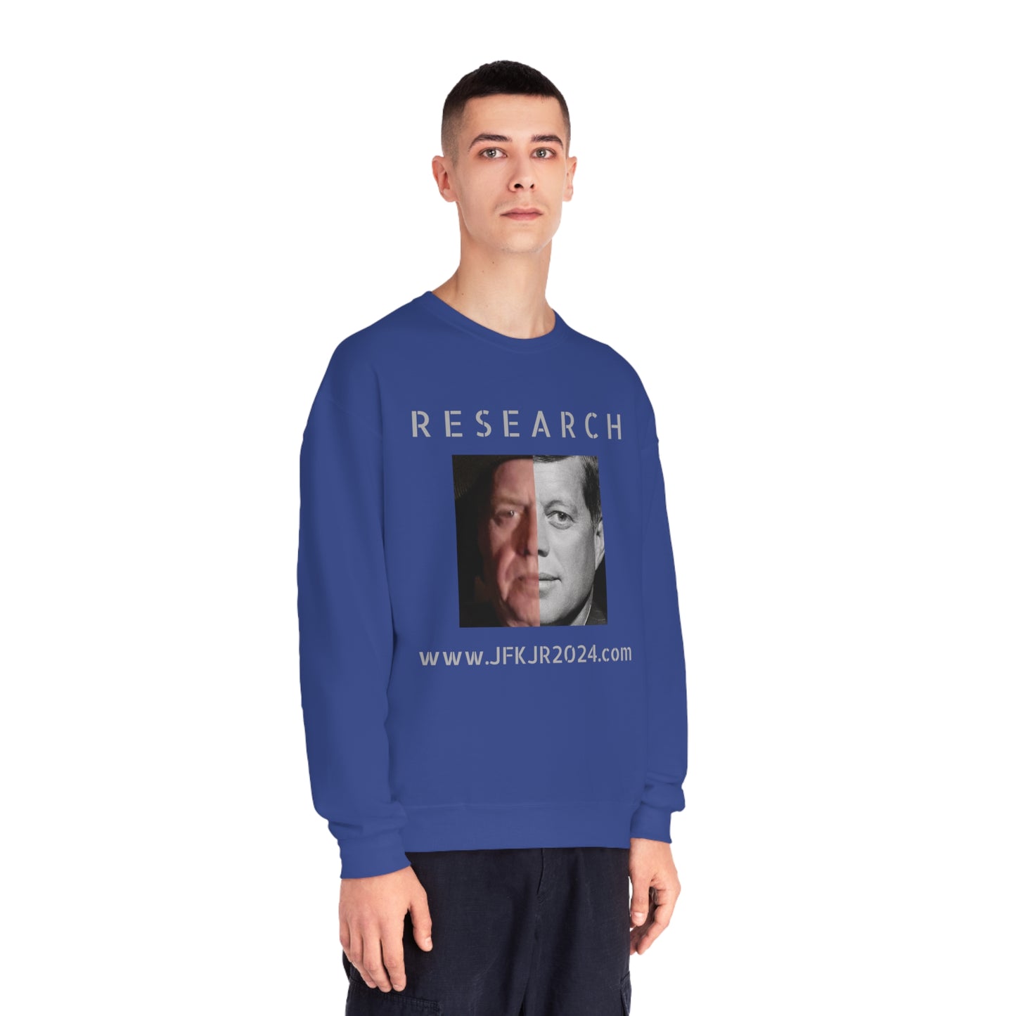 Research Faces Sweatshirt