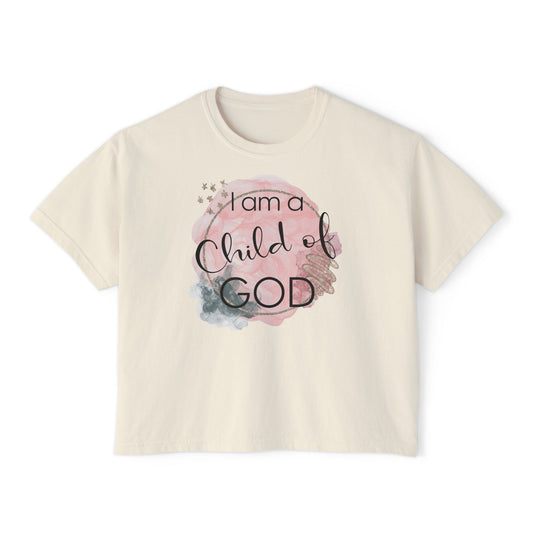 I Am A Child of God Women's Boxy Tee