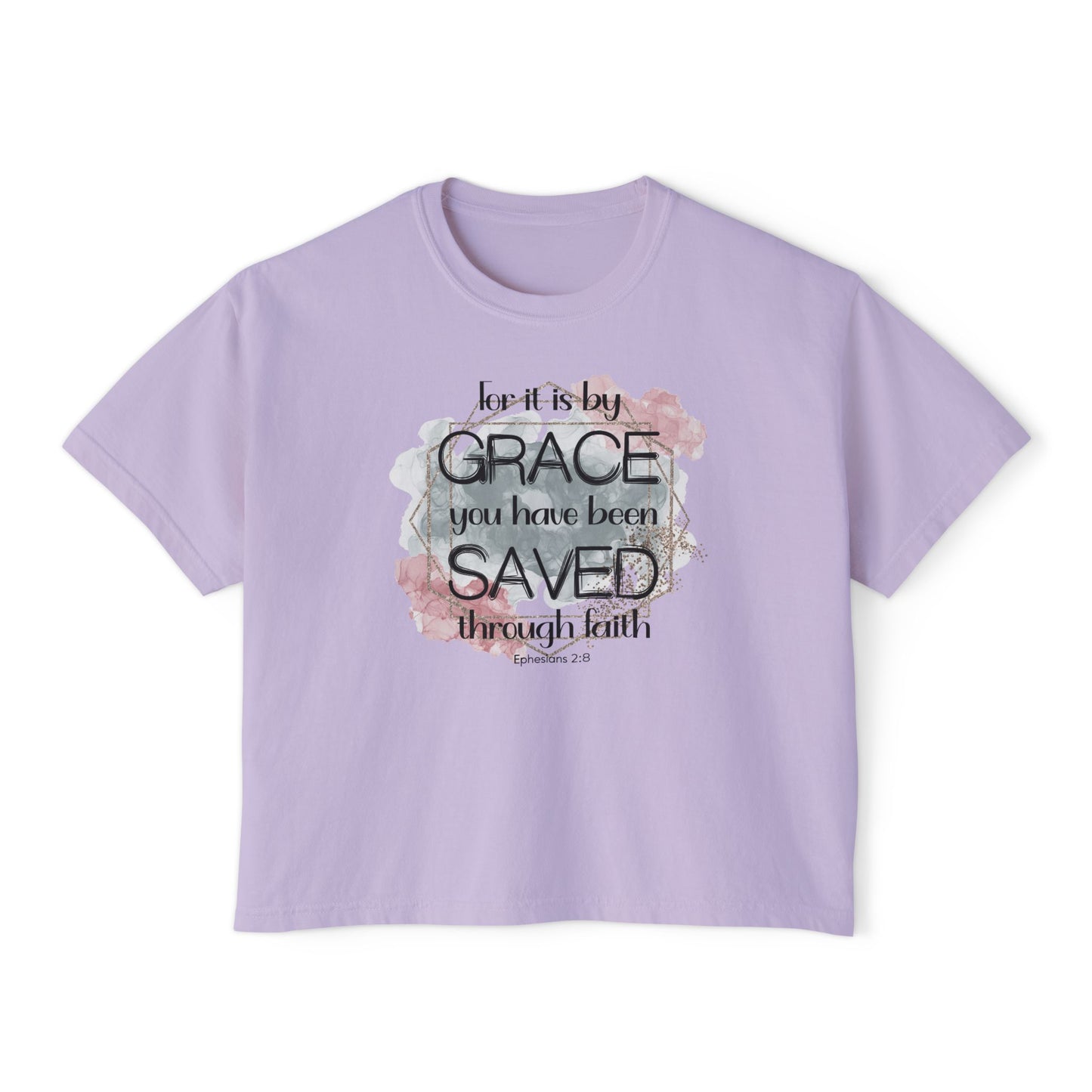Saved By Grace Women's Boxy Tee