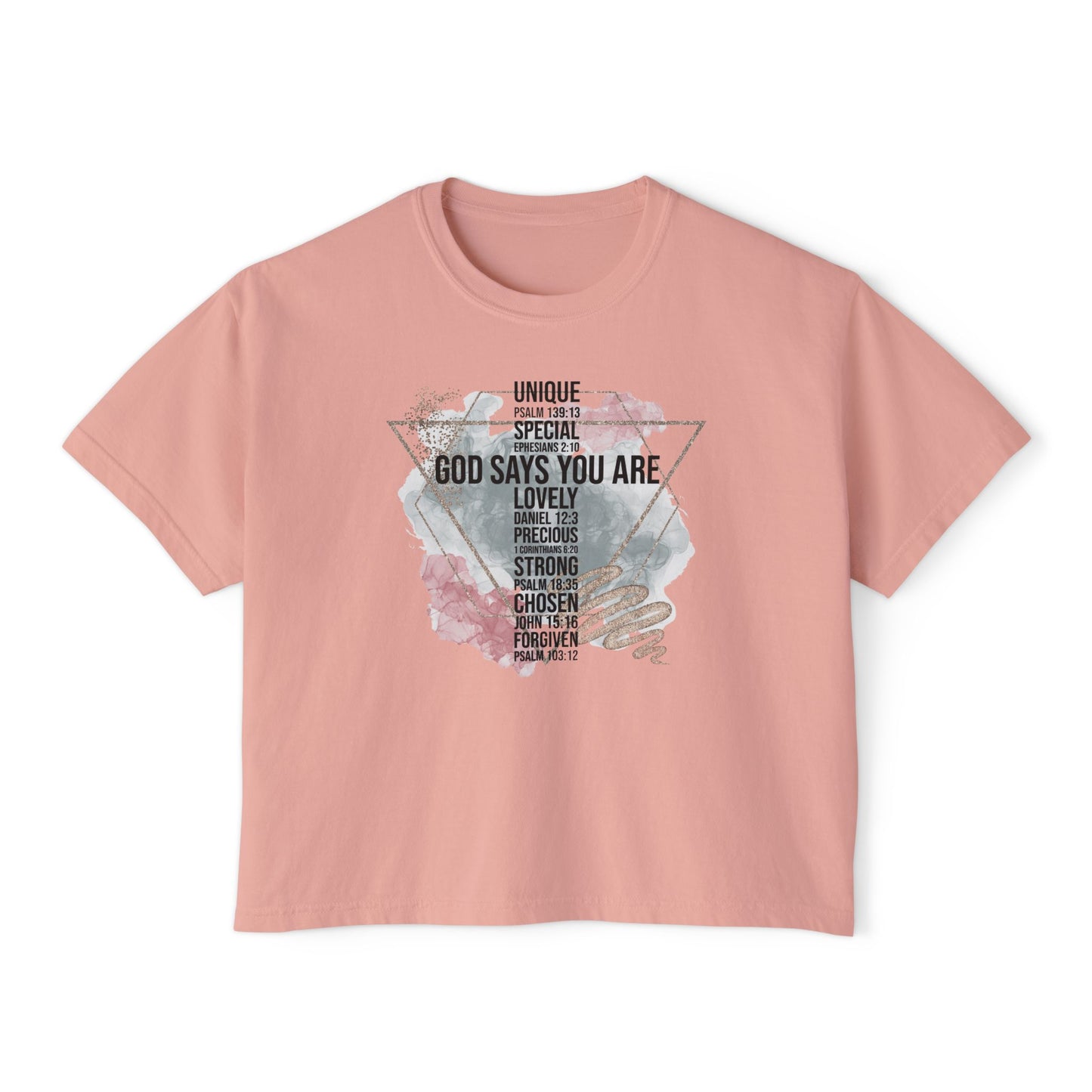 God Says You Are Women's Boxy Tee