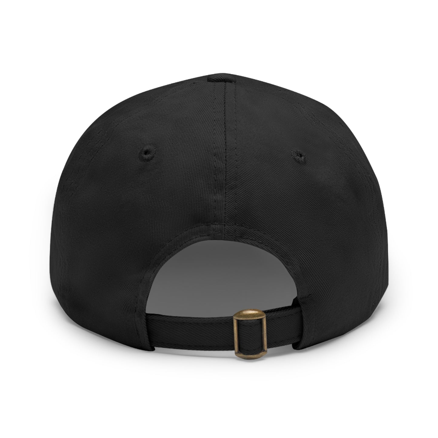SMU Dad Hat with Leather Patch (Rectangle)