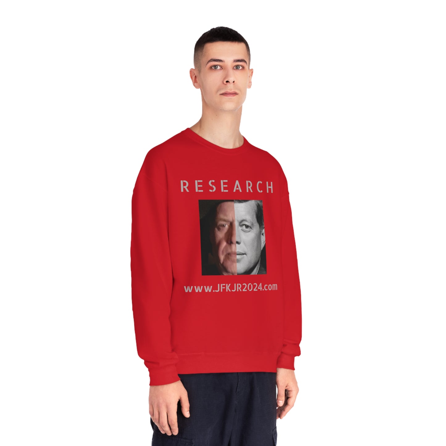 Research Faces Sweatshirt