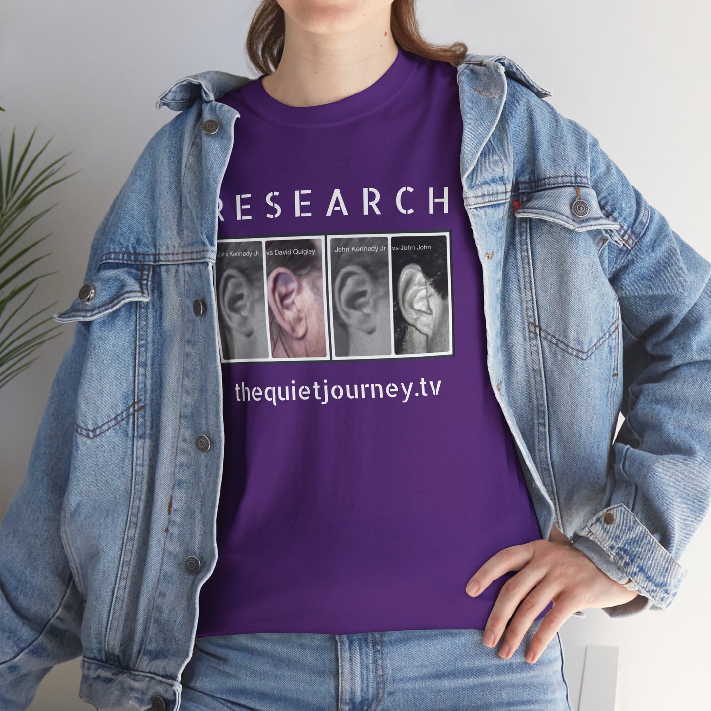 RESEARCH EARS (White Text) - Gildan