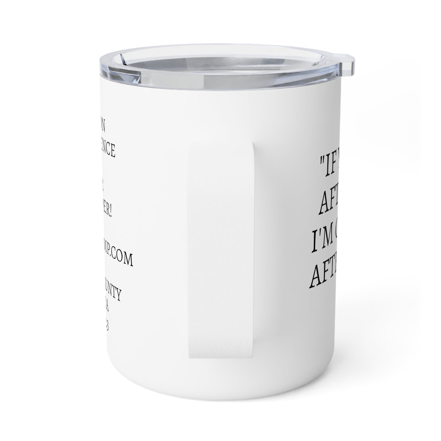 Trump Mug Shot Insulated Coffee Mug, 10oz