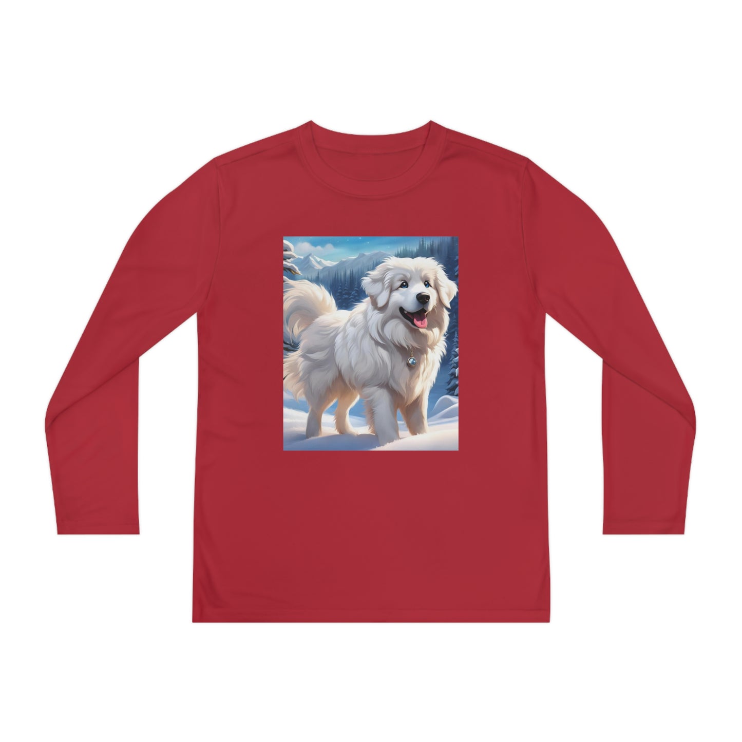Great Pyrenees Youth Long Sleeve Competitor Tee