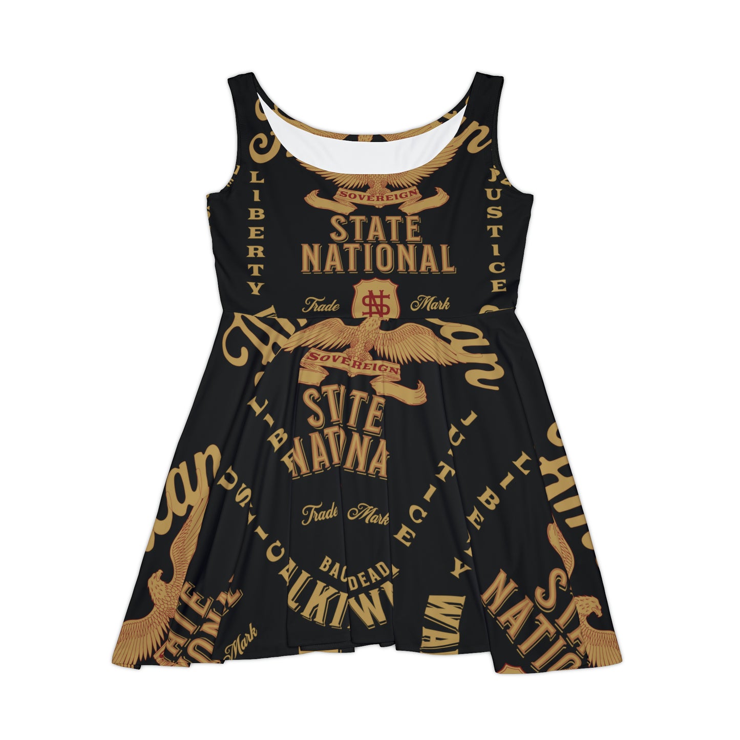 American State National Dress (Black/Gold)