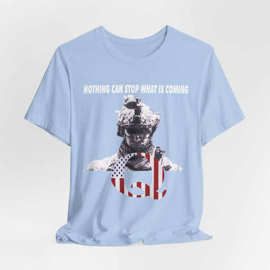 Q Military White Hat Tee - Bella