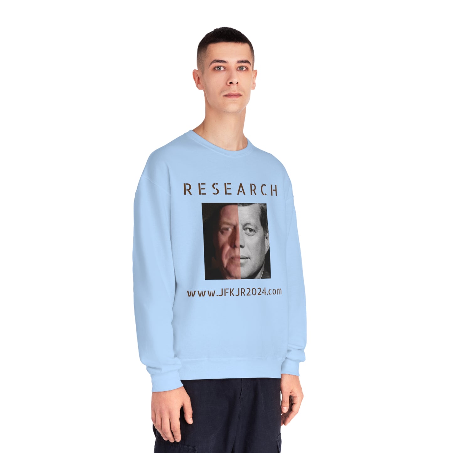 Research Faces Sweatshirt