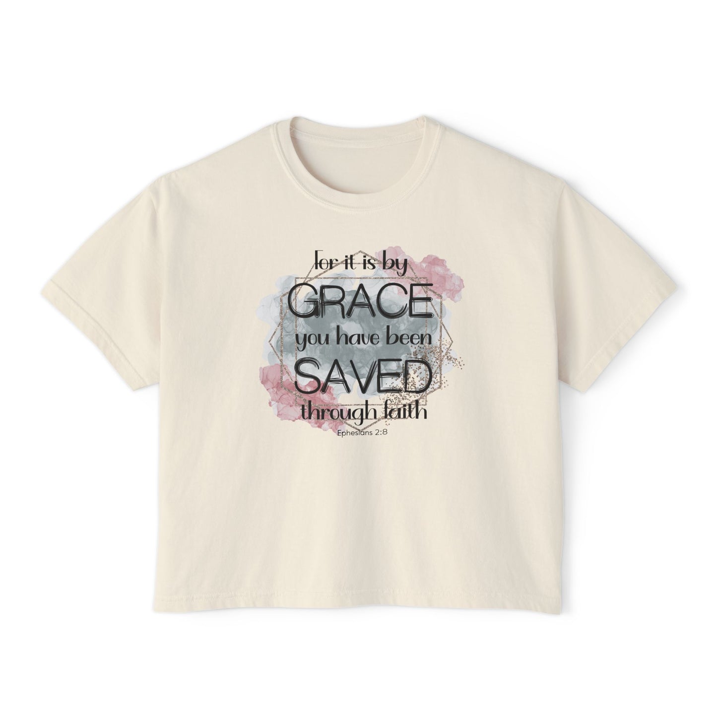 Saved By Grace Women's Boxy Tee