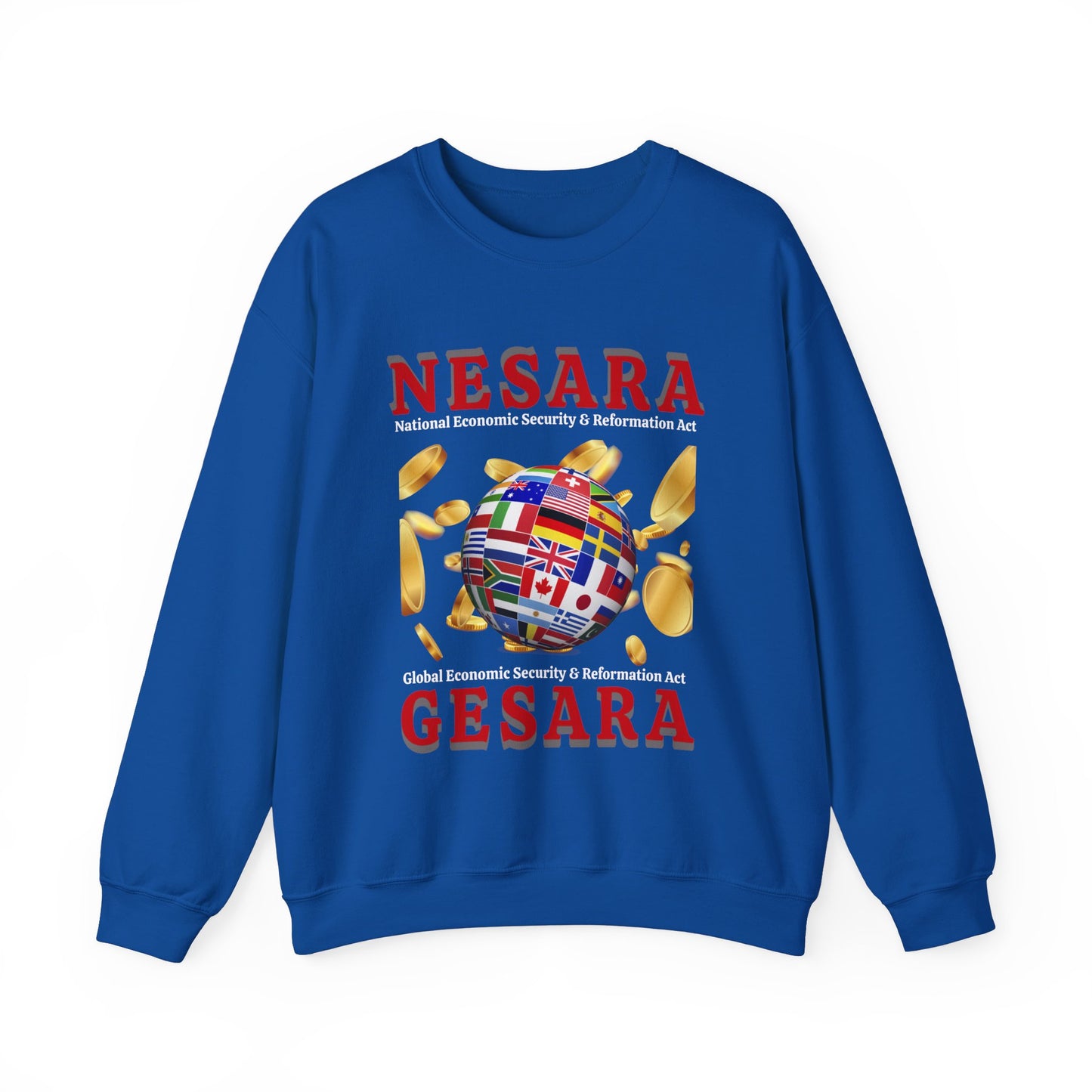 NESARA GESARA World Unisex Heavy Blend™ Crewneck Sweatshirt